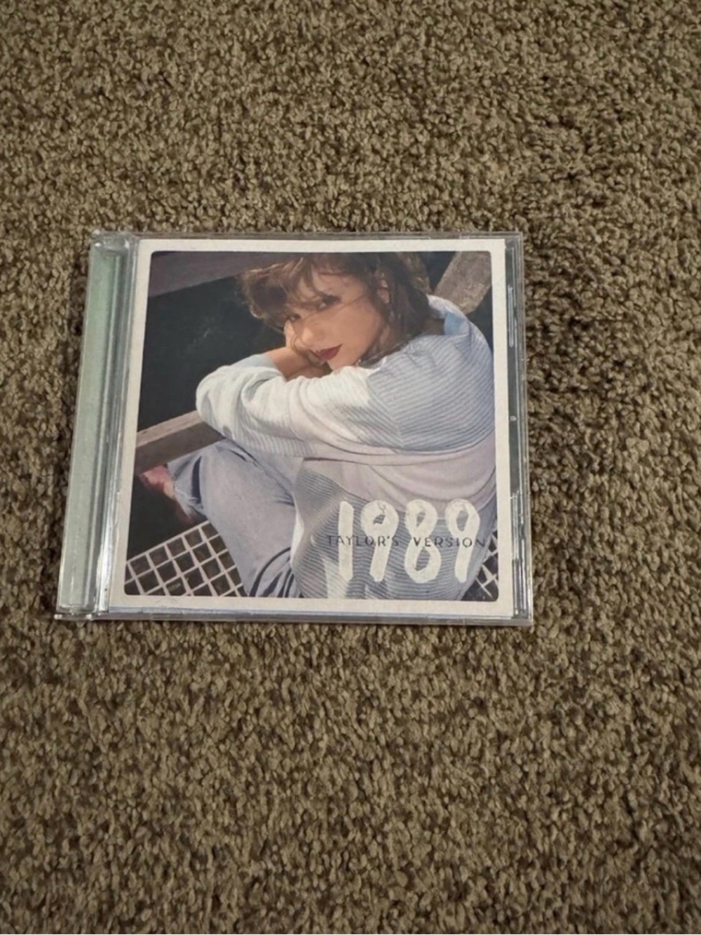 Taylor Swift White and Light Blue CD - 1989 (Taylor’s Version)
